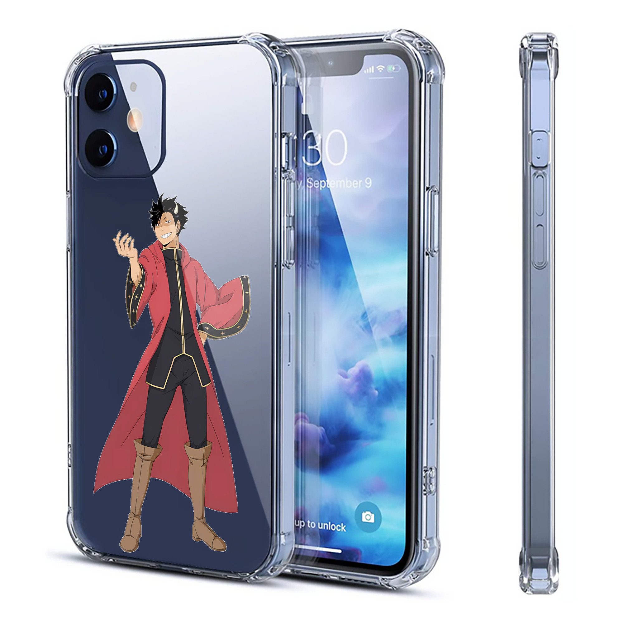 （画像用） ハイキュー!! Haikyu!! 【iPhone 12シリーズ対応】透明スマホケース（クリアソフトケース）